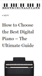 Mobile Screenshot of bestdigitalpiano.net